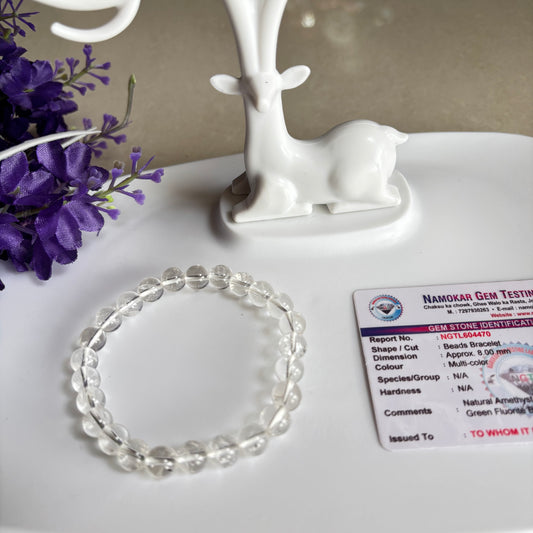 Unicarts™ Prismcore Bracelet of Clear Quartz